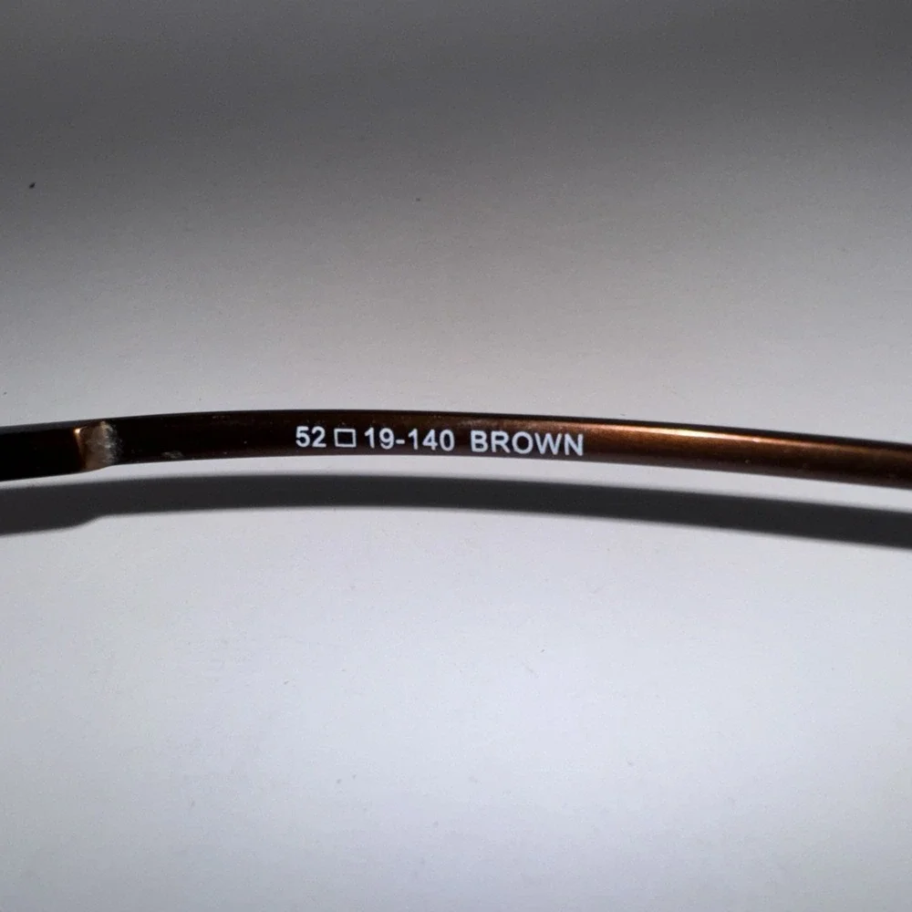 Bulova Eyeglasses titanium essex 52-19 140 brown